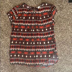 Aztec Print H&M Blouse